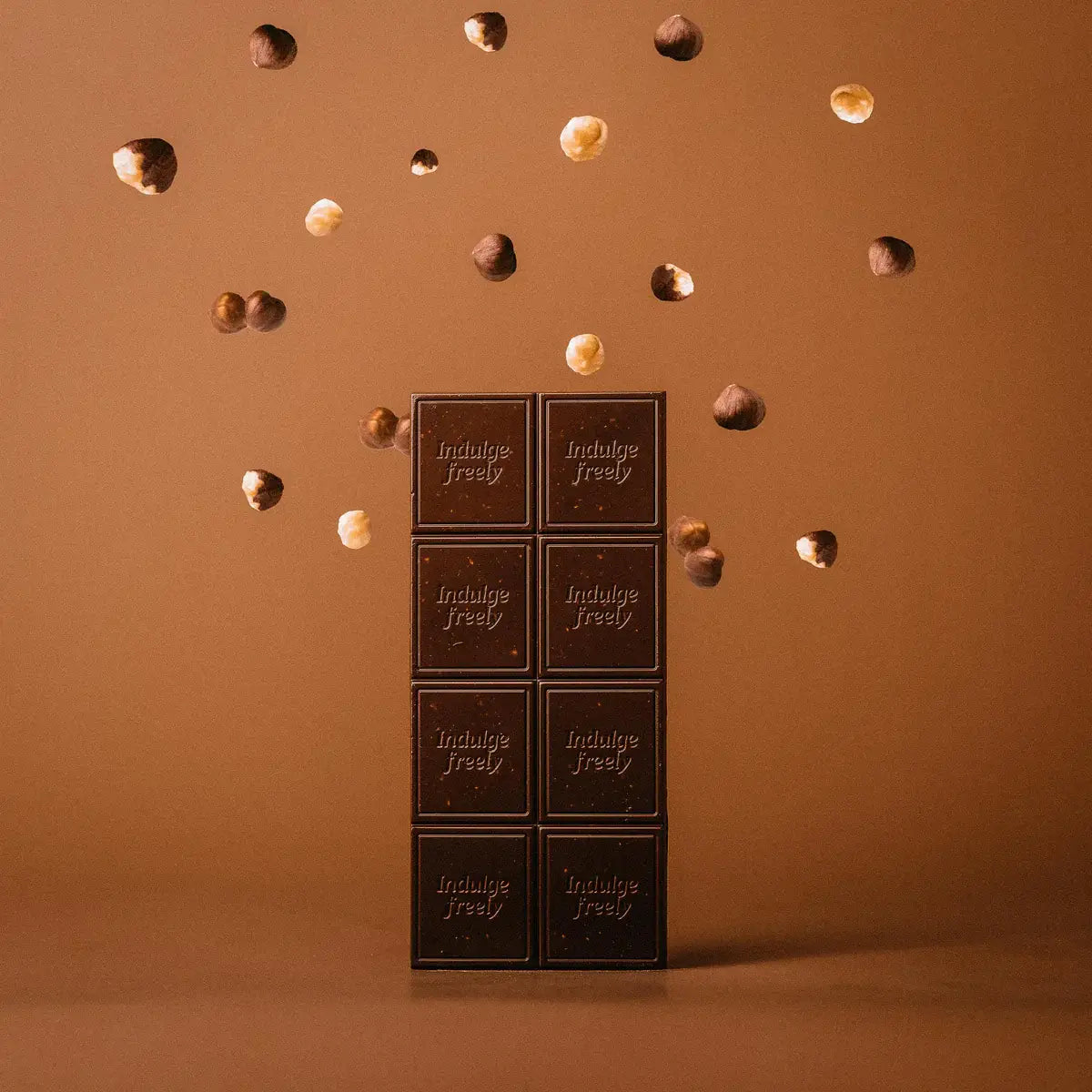 Date Sweetened Dark Chocolate - Roasted Hazelnut