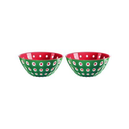 LE MURRINE Set of 2 Small Bowls : Grey/Yellow / 2,2x4,92x4,92 in.