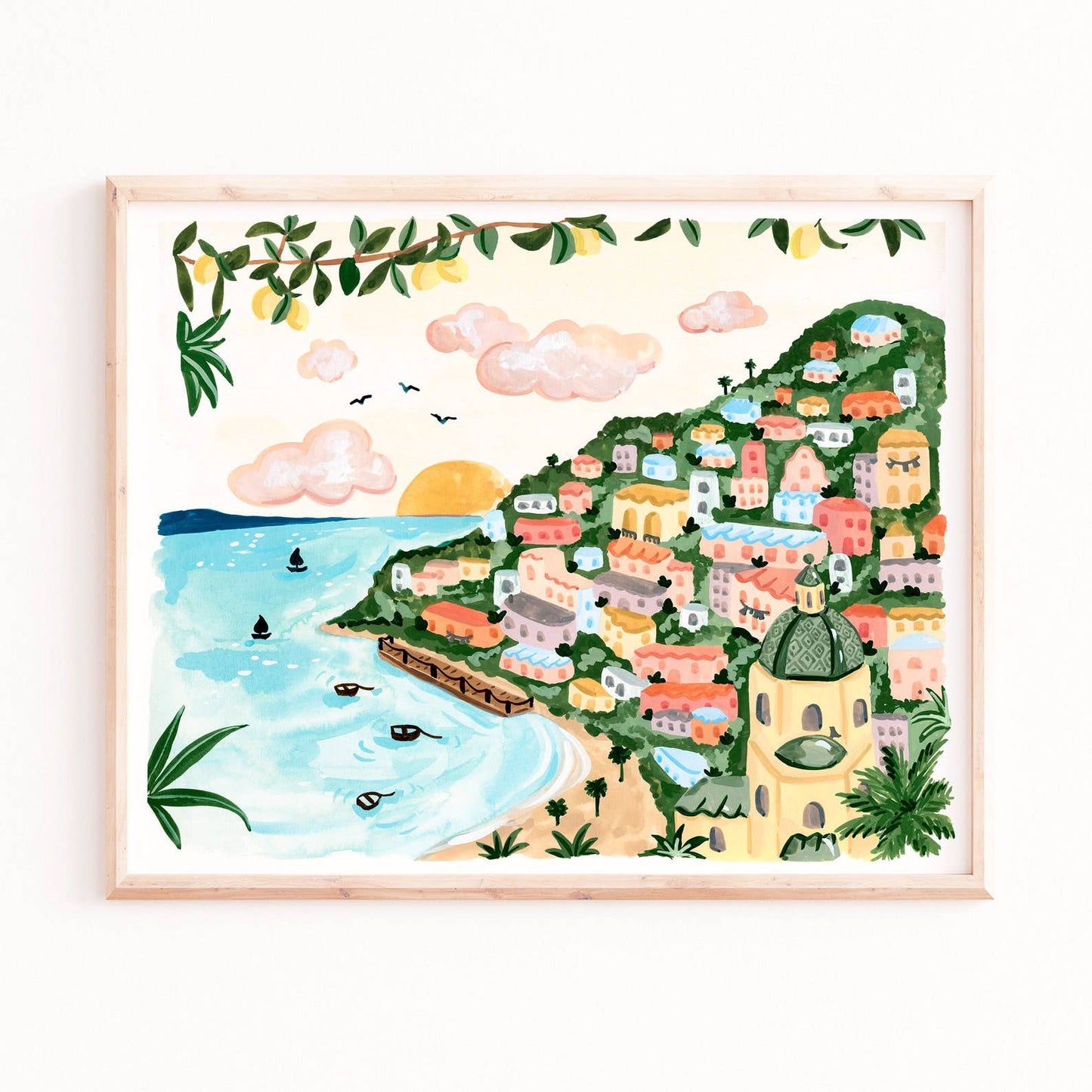 Sabina Fenn Amalfi Coast Art Print 8x10