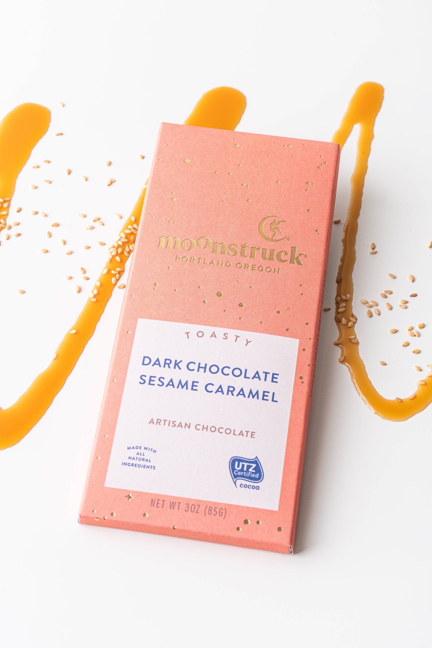 Toasty Sesame Caramel Chocolate Bar