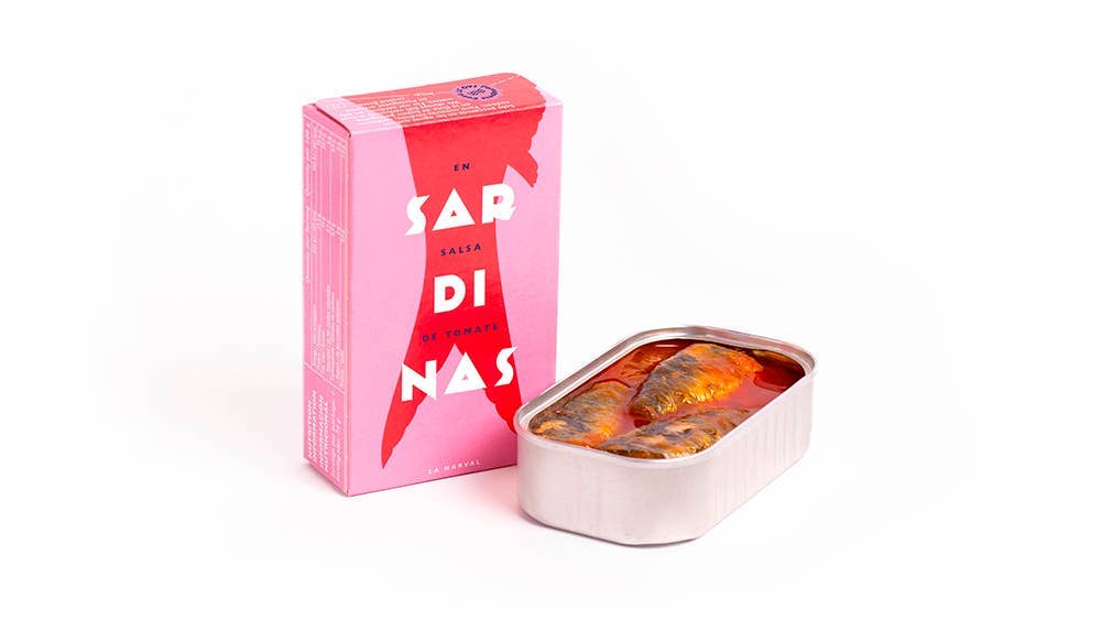 Sardines in Tomato sauce. 3/5 pieces