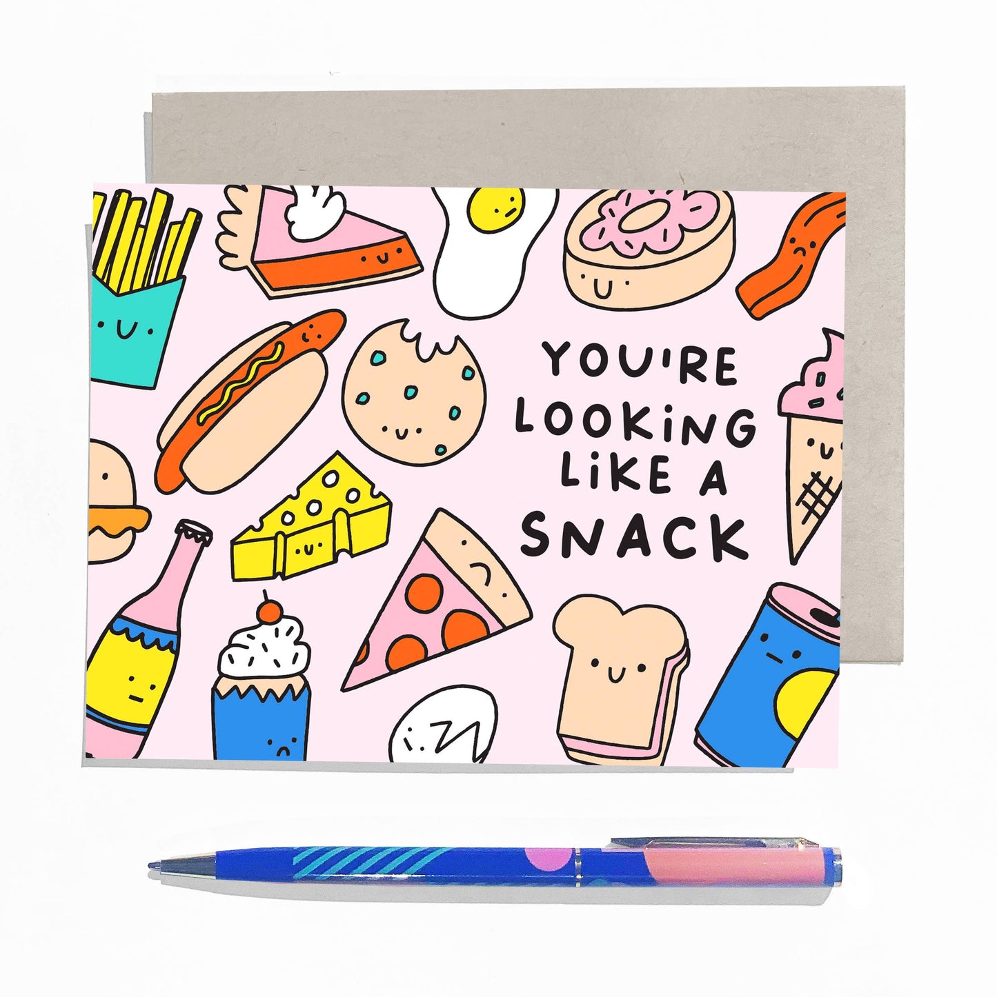 You're Looking Like a Snack - Modern Love and Romance Card