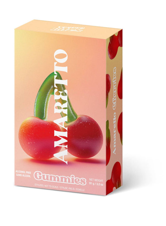 Amaretto Cherries - Cocktail Inspired Gummies & chewy candy