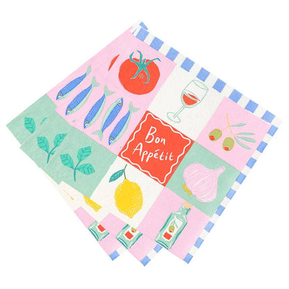 Bon Appetit Recycled Paper Napkins - 20 Pack