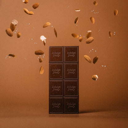 Date Sweetened Dark Chocolate - Almond Sea Salt