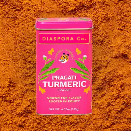 Pragati Turmeric (Powder) - Single-Origin Spice: 48g Everyday Tin