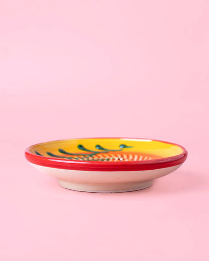 Olive Design Handmade Small Ceramic Plate Grater