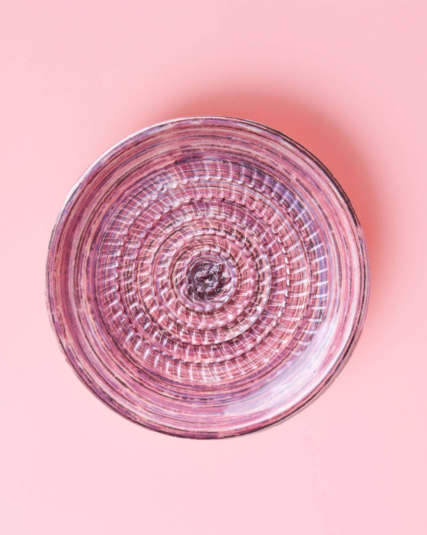 Pink & Purple Handmade Small Ceramic Grater Plates