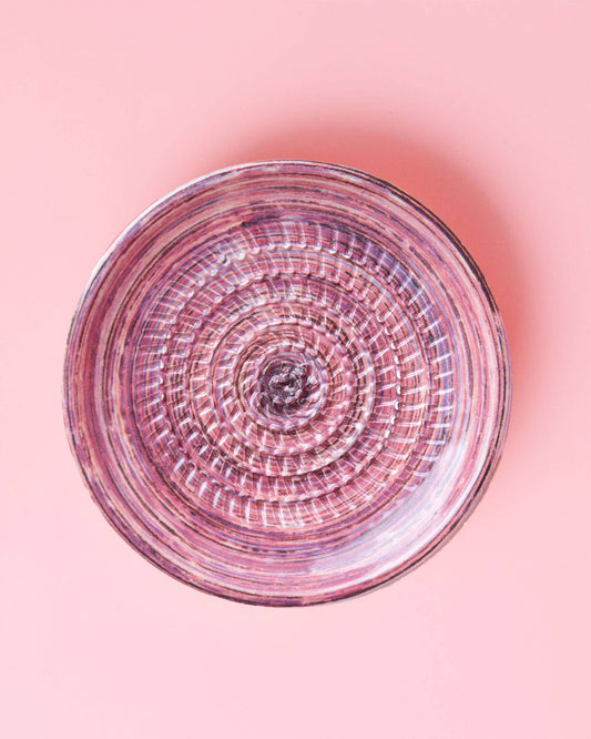 Pink & Purple Handmade Small Ceramic Grater Plates