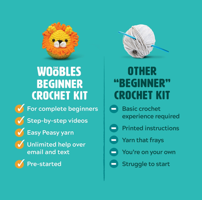 Hello Kitty® Beginner Crochet Kit - The Woobles