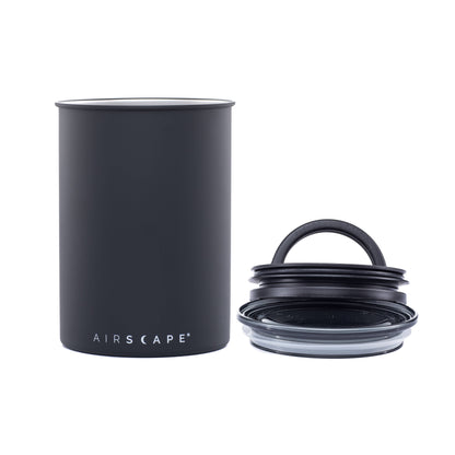 Airscape Classic Stainless Steel Canister: Chalk - Matte White / 7"