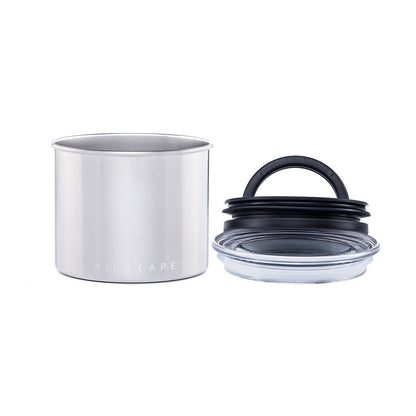 Airscape Classic Stainless Steel Canister: Chalk - Matte White / 4"