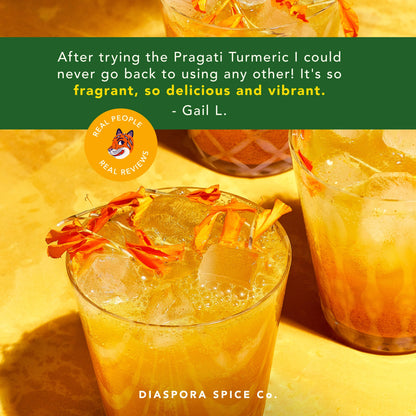 Pragati Turmeric (Powder) - Single-Origin Spice: 48g Everyday Tin