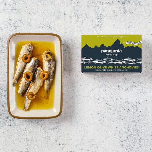 Lemon Olive Spanish White Anchovies - Tinned Fish