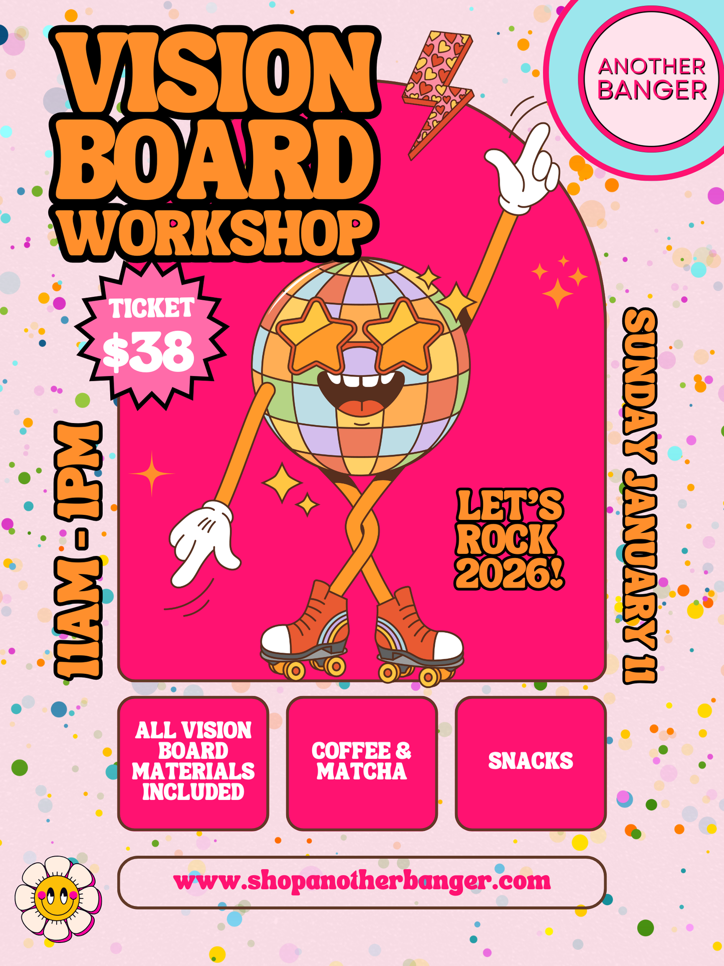 Vision Board Workshop January 11