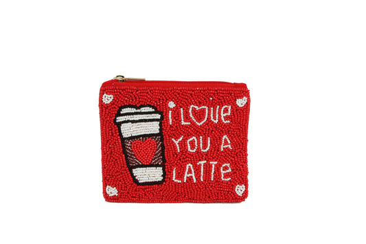 LOVE A LATTE THEME Coin Purse