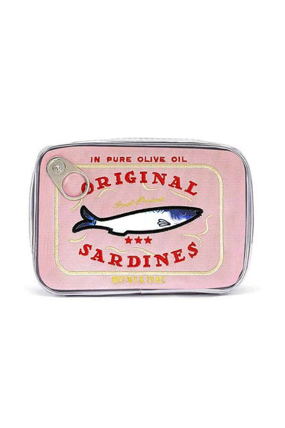 Sardine's Tin Can Green Gift Cosmetic Bag