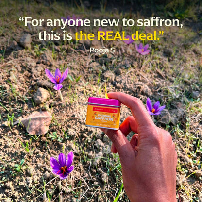 Kashmiri Saffron (Grade A Threads) - Single-Origin Spice