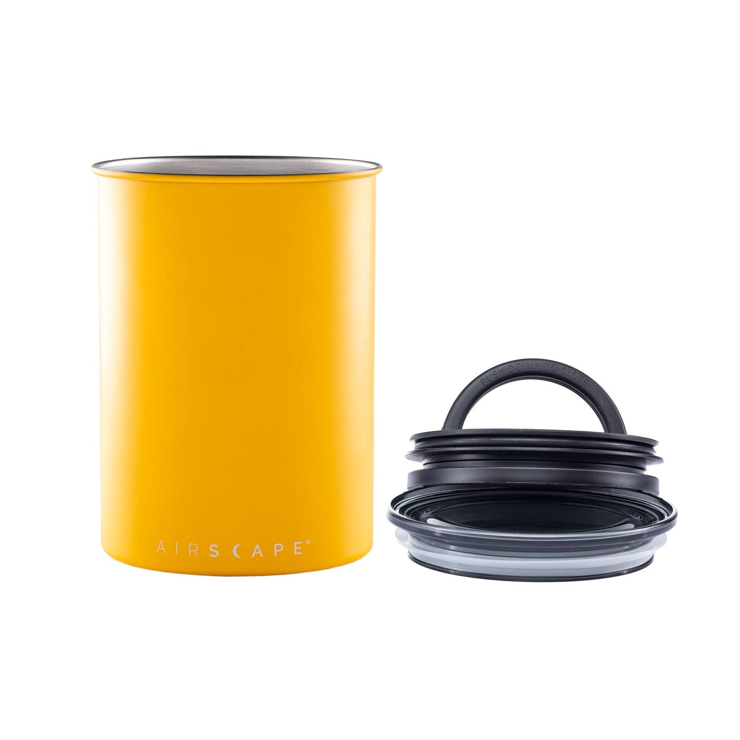 Airscape Classic Stainless Steel Canister: Chalk - Matte White / 7"