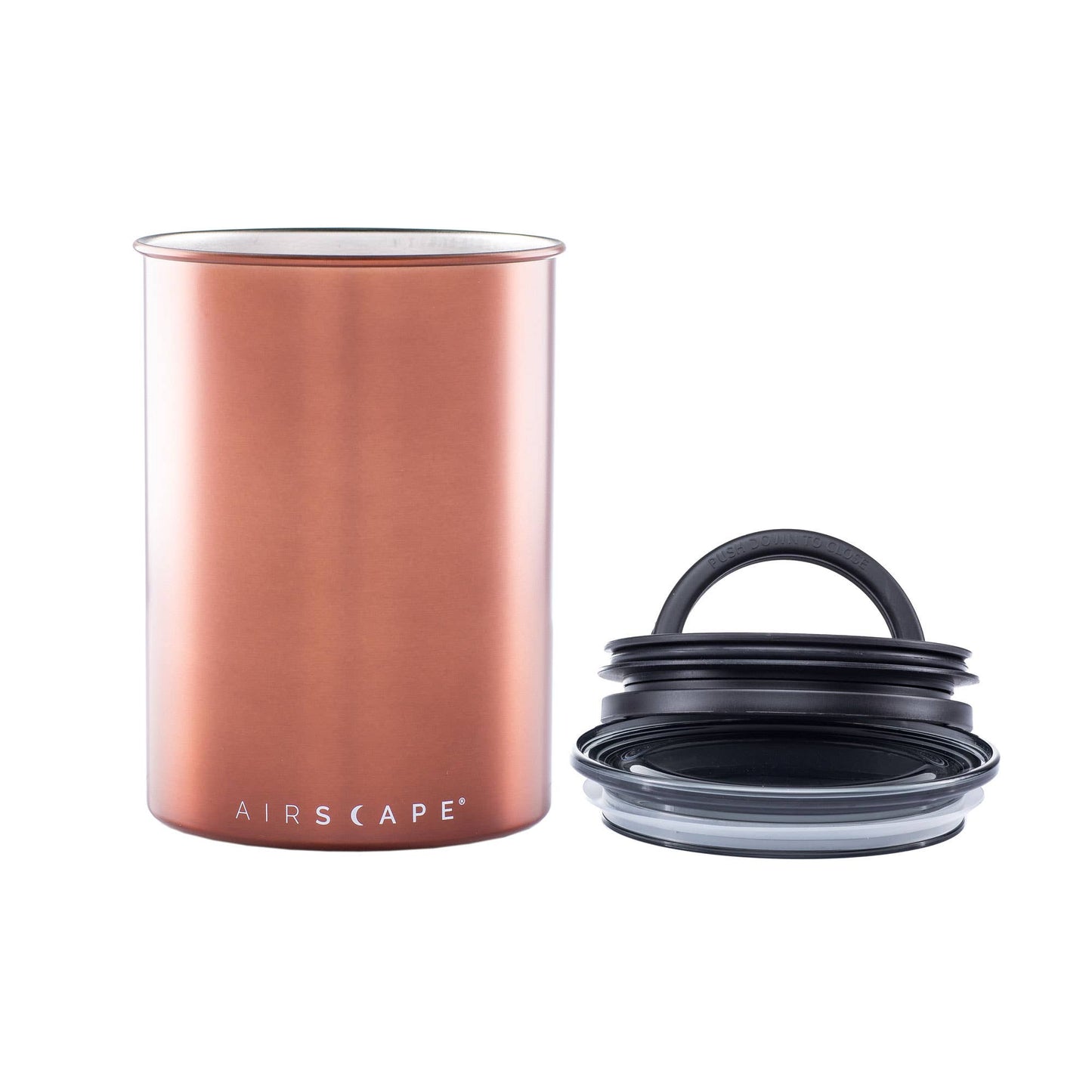 Airscape Classic Stainless Steel Canister: Chalk - Matte White / 4" - Another Banger