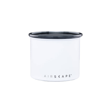 Airscape Classic Stainless Steel Canister: Chalk - Matte White / 4" - Another Banger
