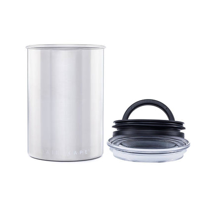 Airscape Classic Stainless Steel Canister: Chalk - Matte White / 4" - Another Banger