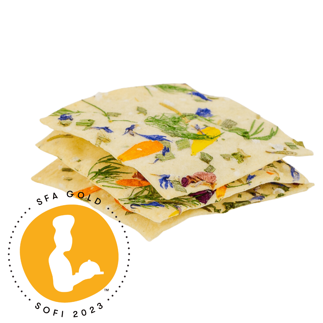 Artisanal Crackers Edible Flowers - Another Banger