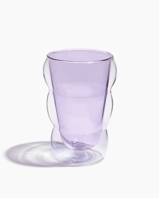 Poketo Double Wall Wavy Cup Lilac