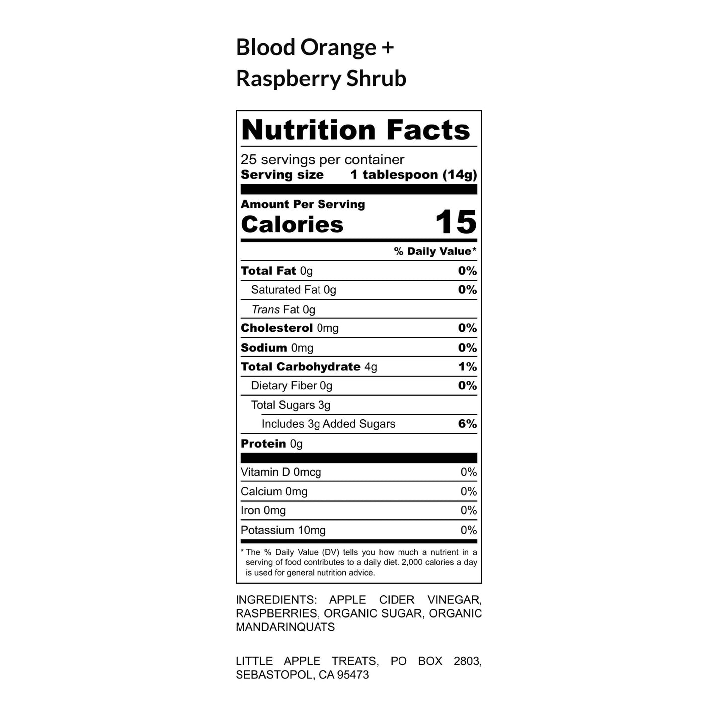 Blood Orange + Raspberry Shrub - Another Banger