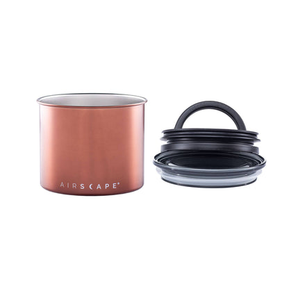 Airscape Classic Stainless Steel Canister: Chalk - Matte White / 7"