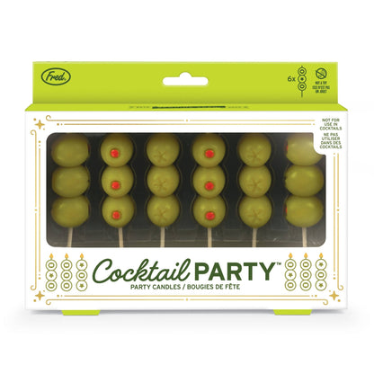 COCKTAIL PARTY Olive Candles - Set of 6 - Another Banger