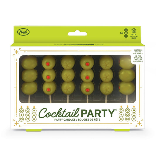 COCKTAIL PARTY Olive Candles - Set of 6 - Another Banger