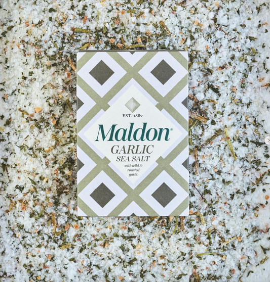 Garlic Sea Salt by Maldon, 100g