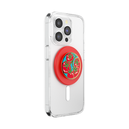 PopSockets MagSafe Phone Grip - Enamel Tomato Rosso