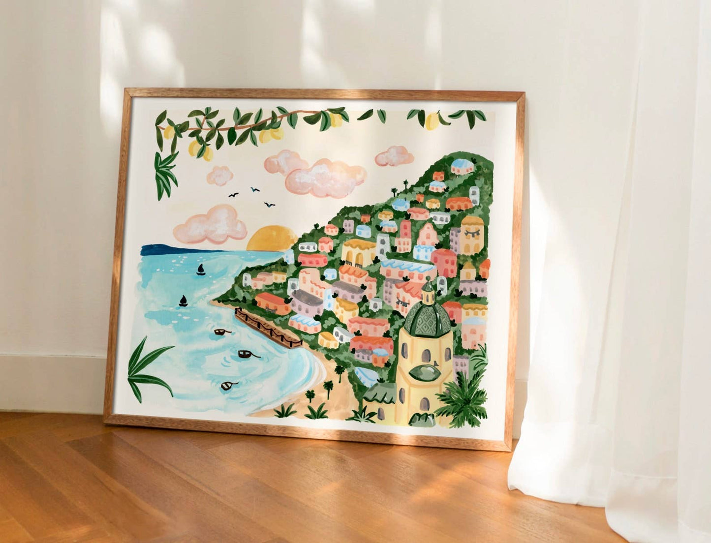 Sabina Fenn Amalfi Coast Art Print 8x10