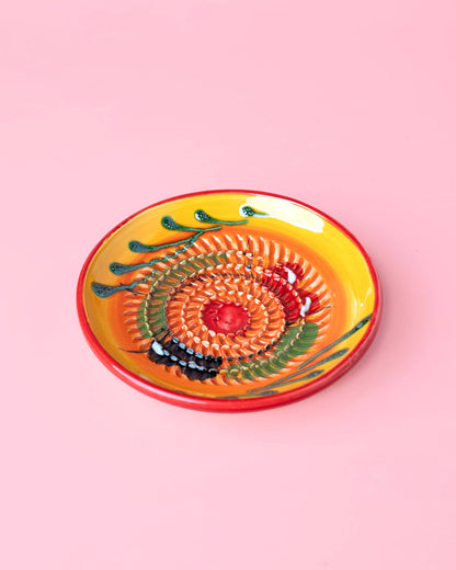 Olive Design Handmade Small Ceramic Plate Grater