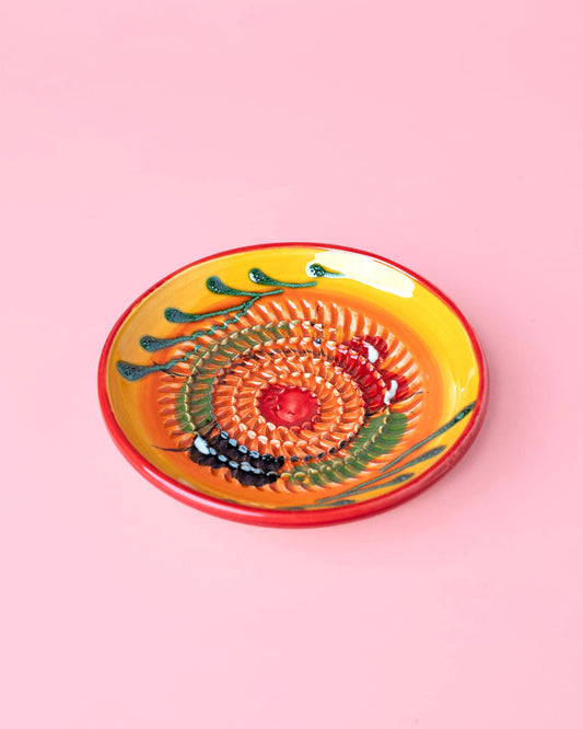 Olive Design Handmade Small Ceramic Plate Grater