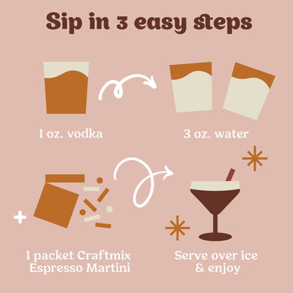Espresso Martini Cocktail Mixer - 6 Servings Multipack - Another Banger