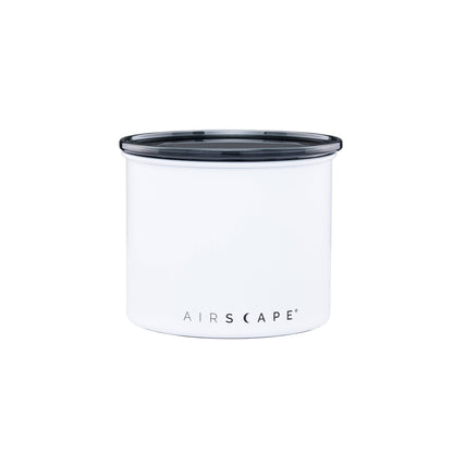 Airscape Classic Stainless Steel Canister: Chalk - Matte White / 7"