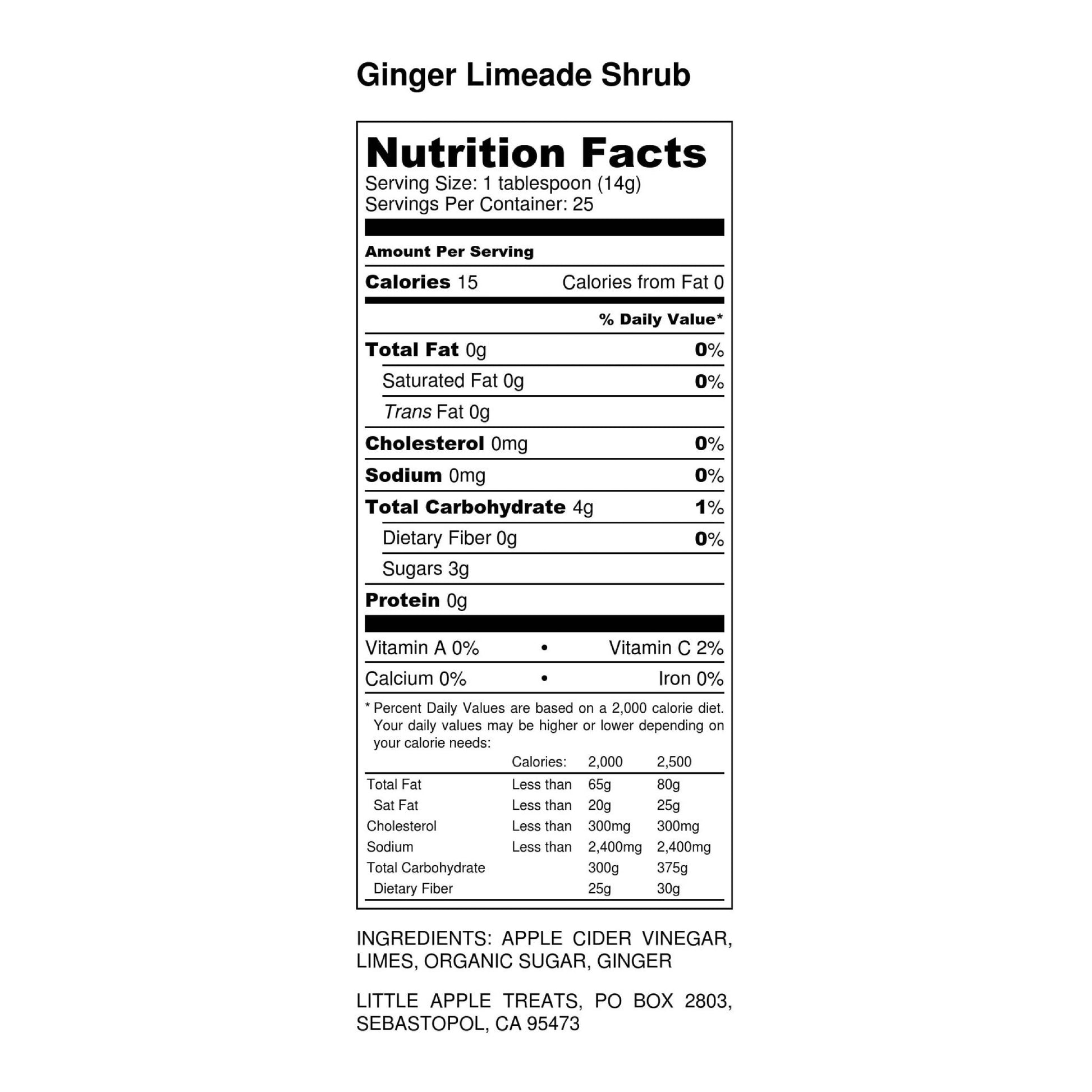 Ginger Limeade Cocktail Shrub - Another Banger