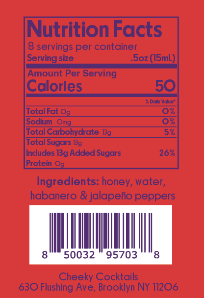 Habanero Hot Honey 4oz - Another Banger