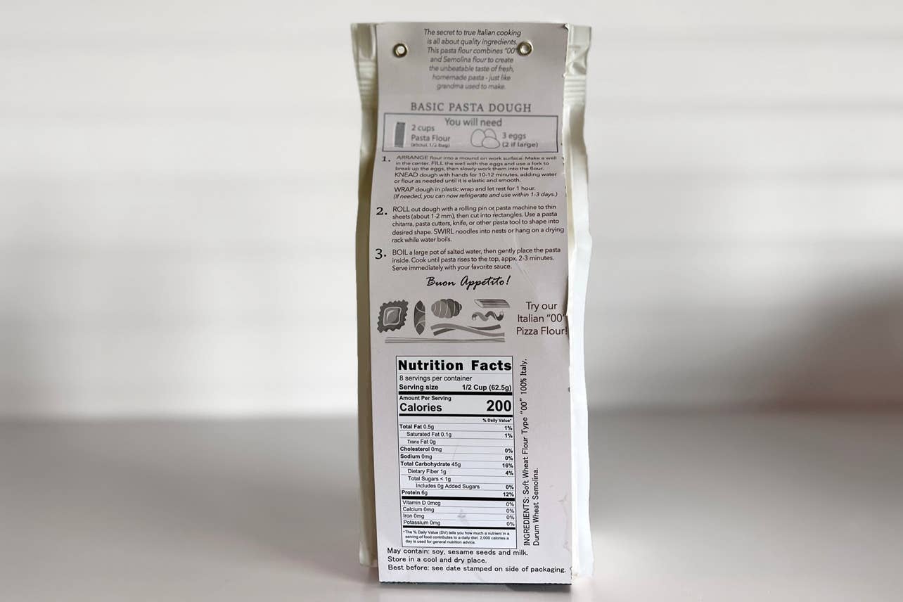 Italian 00 + Semolina Pasta Flour 500g - Another Banger