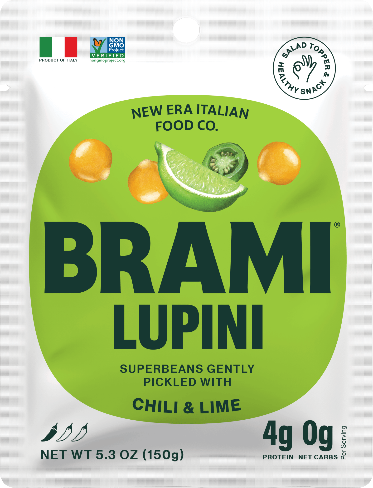 Italian Snacking Lupini Beans - Chili & Lime (150g) - Another Banger