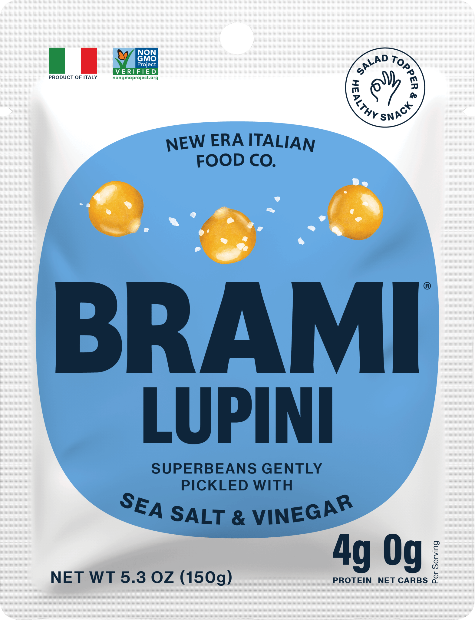 Italian Snacking Lupini Beans - Sea Salt & Vinegar (150g) - Another Banger