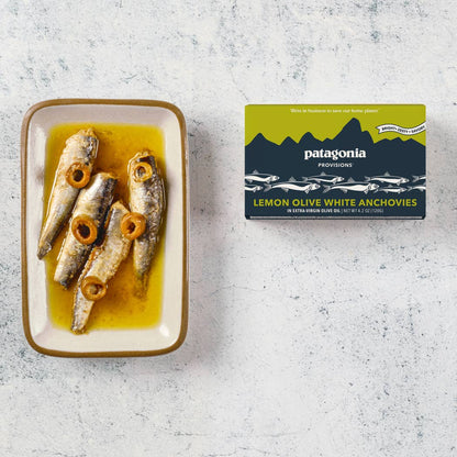Lemon Olive Spanish White Anchovies - Tinned Fish - Another Banger