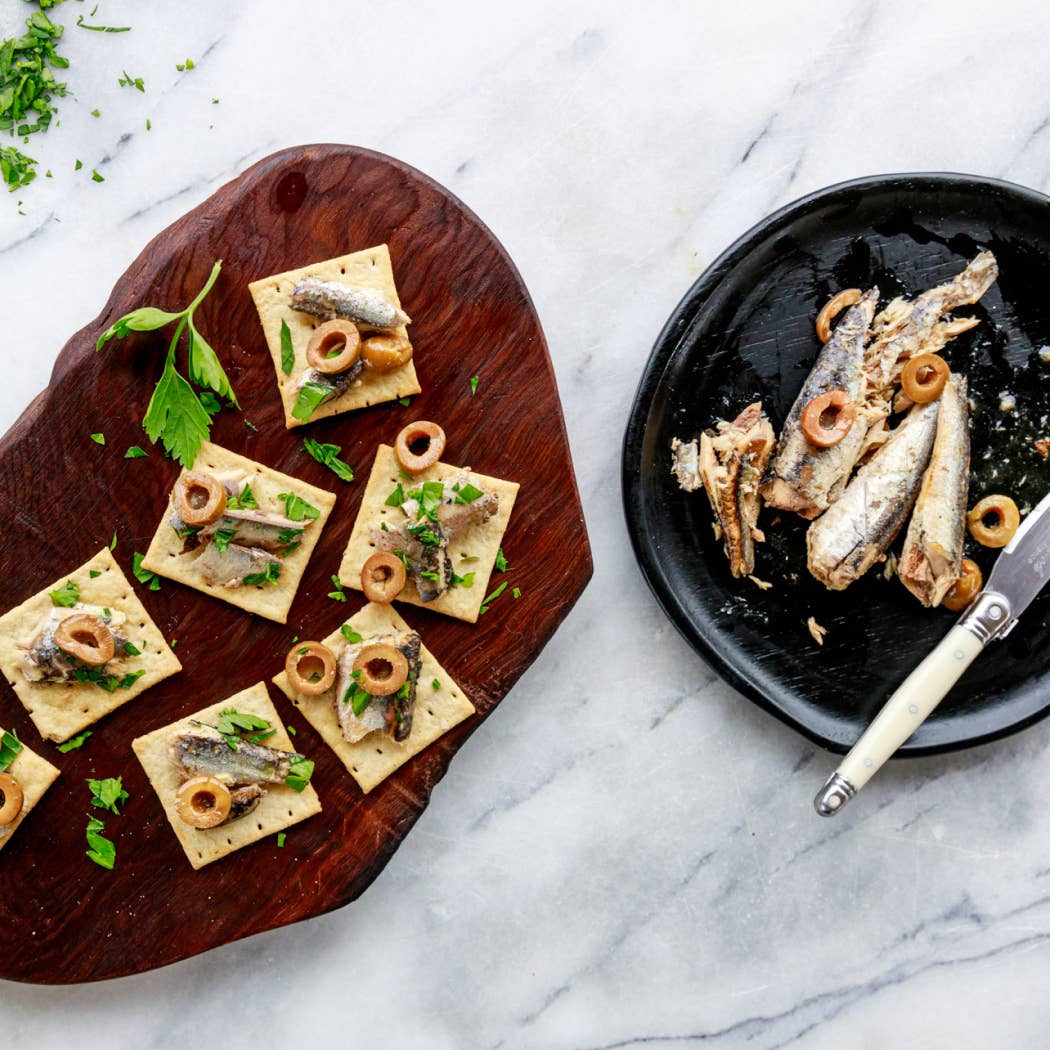 Lemon Olive Spanish White Anchovies - Tinned Fish - Another Banger