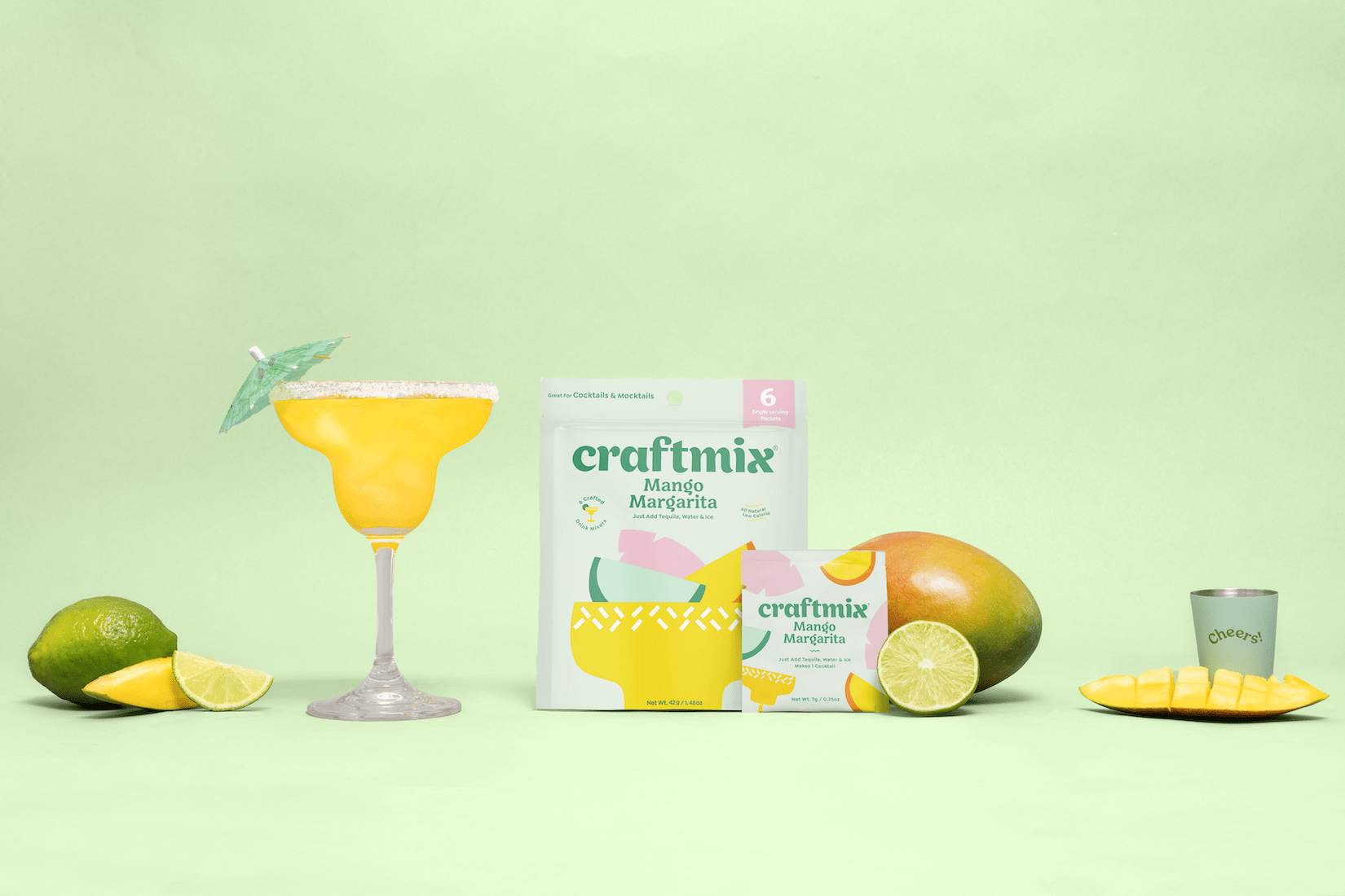 Mango Margarita Cocktail Mixer - 6 Servings Multipack - Another Banger