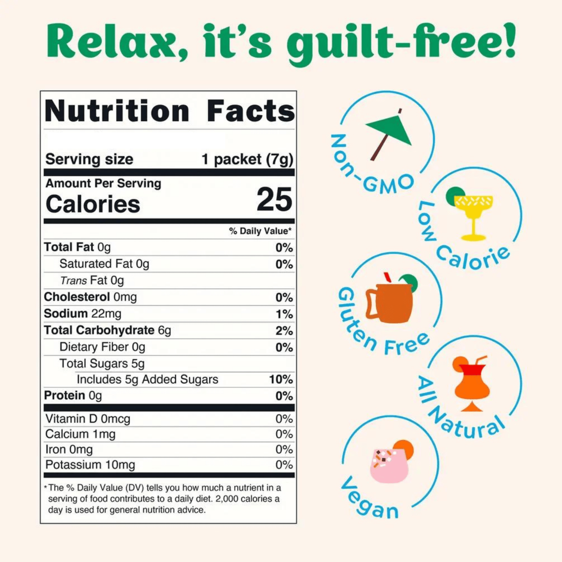 Mango Margarita Cocktail Mixer - 6 Servings Multipack - Another Banger