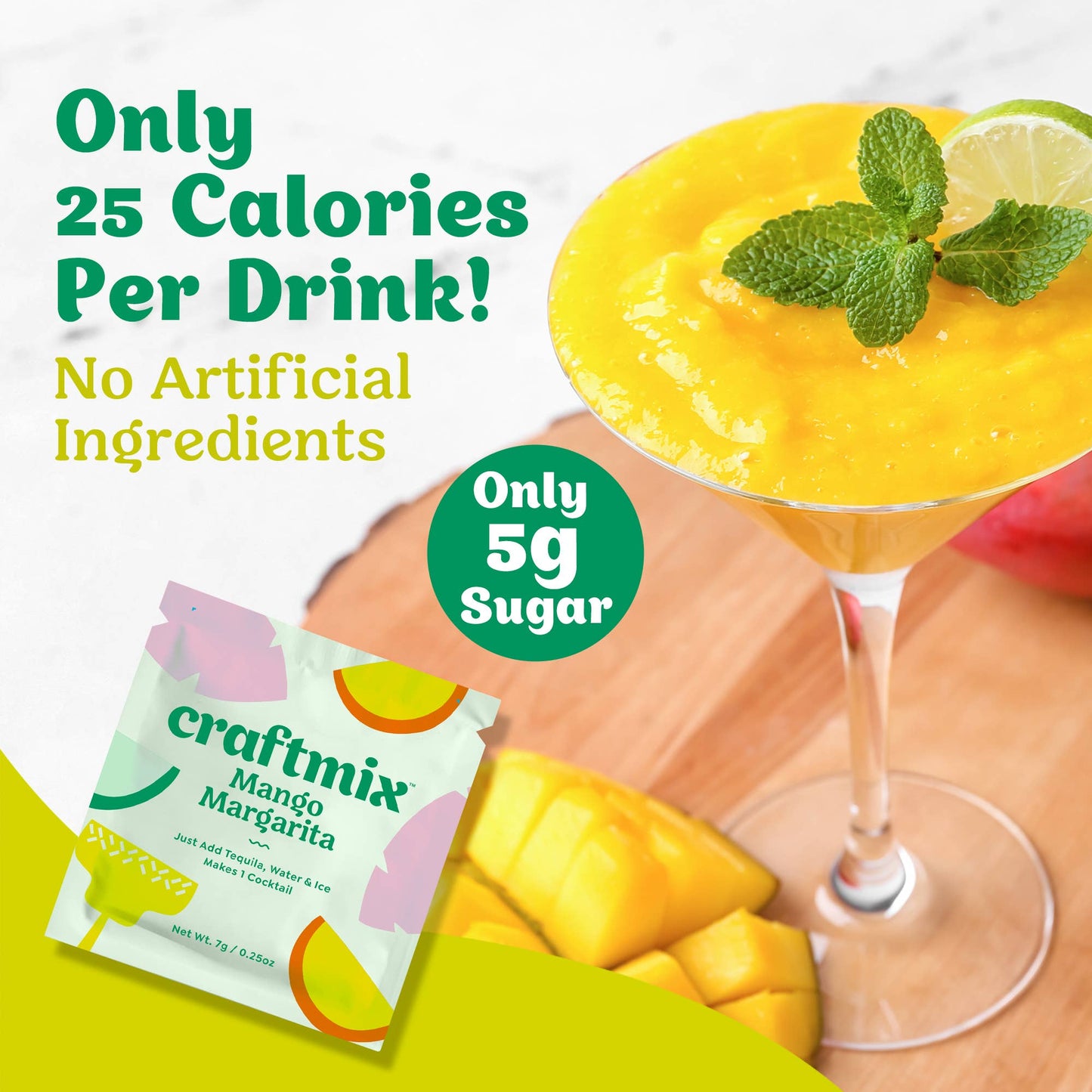 Mango Margarita Cocktail Mixer - 6 Servings Multipack - Another Banger