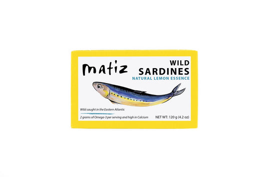 Matiz Sardines with Lemon - 4.2oz Tin - Another Banger